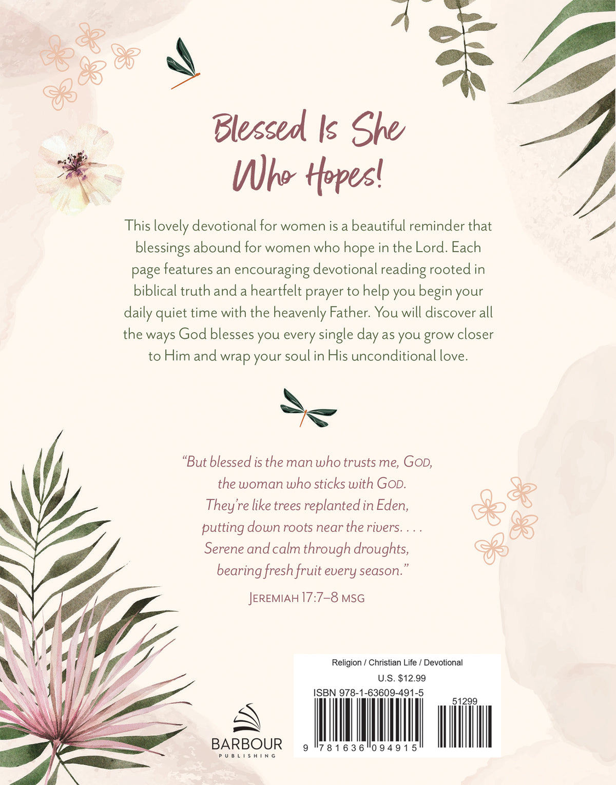 Blessed is She Who Hopes: Devotions & Prayers For Women