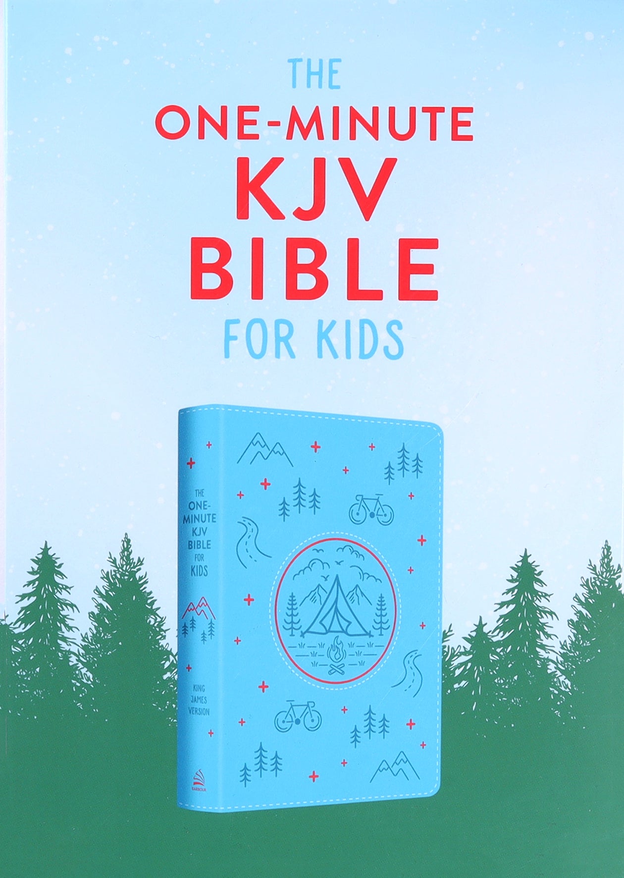 KJV One-Minute Bible For Kids Adventure Blue (Red Letter Edition)