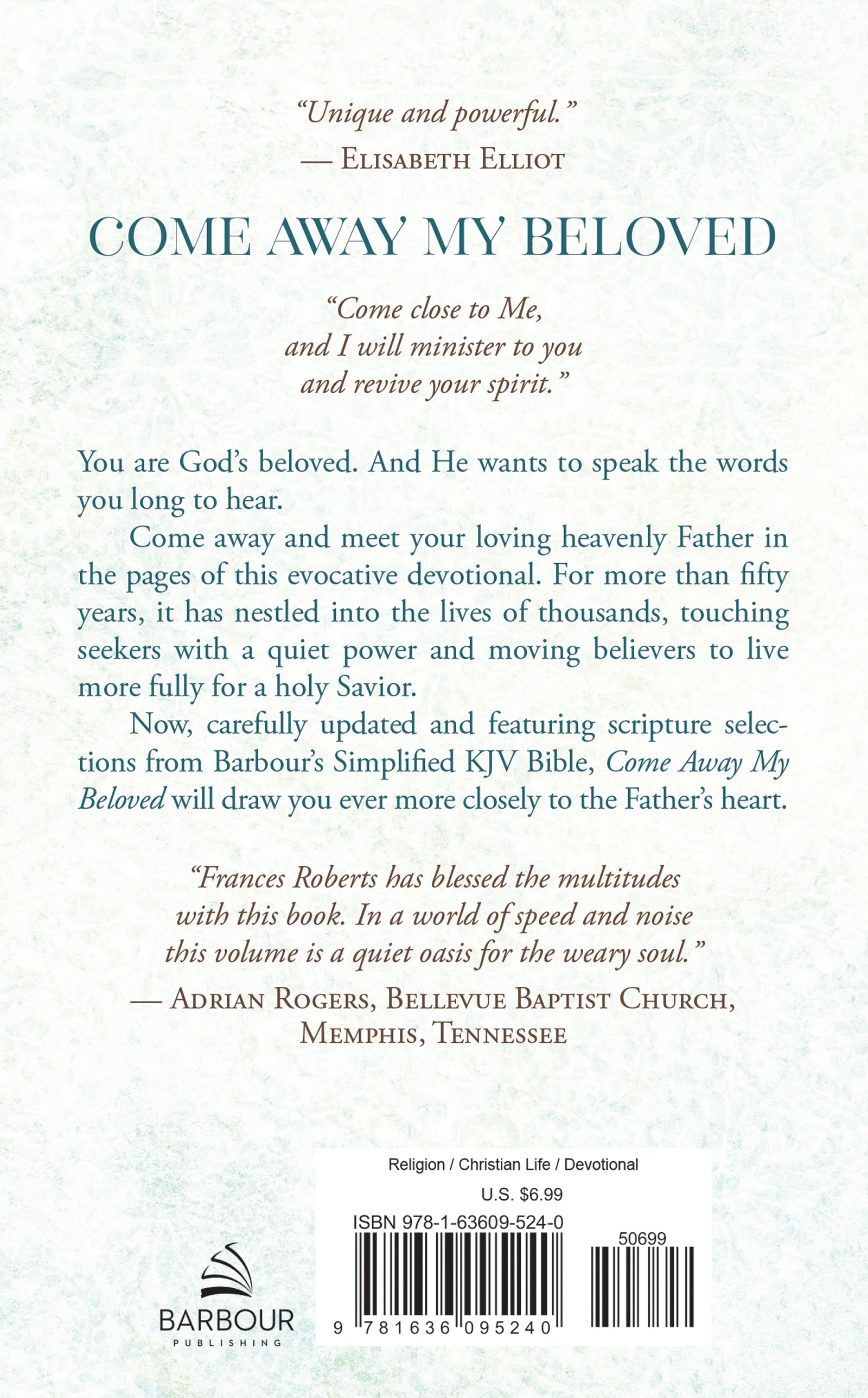 Come Away My Beloved: Updated in Today's Language