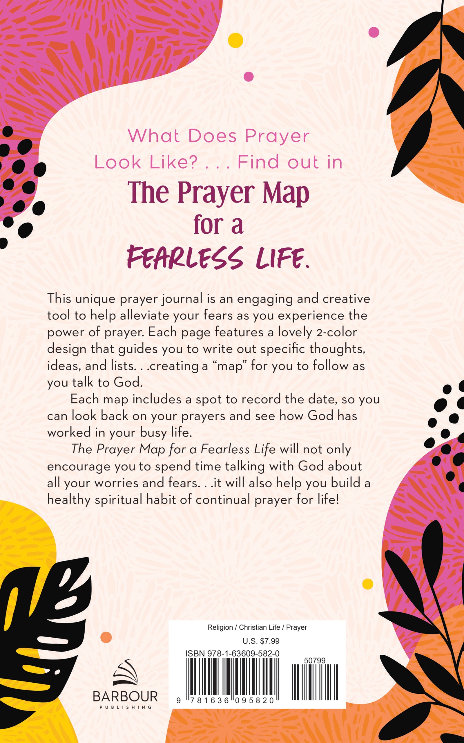 The Prayer Map For a Fearless Life (Faith Maps Series)