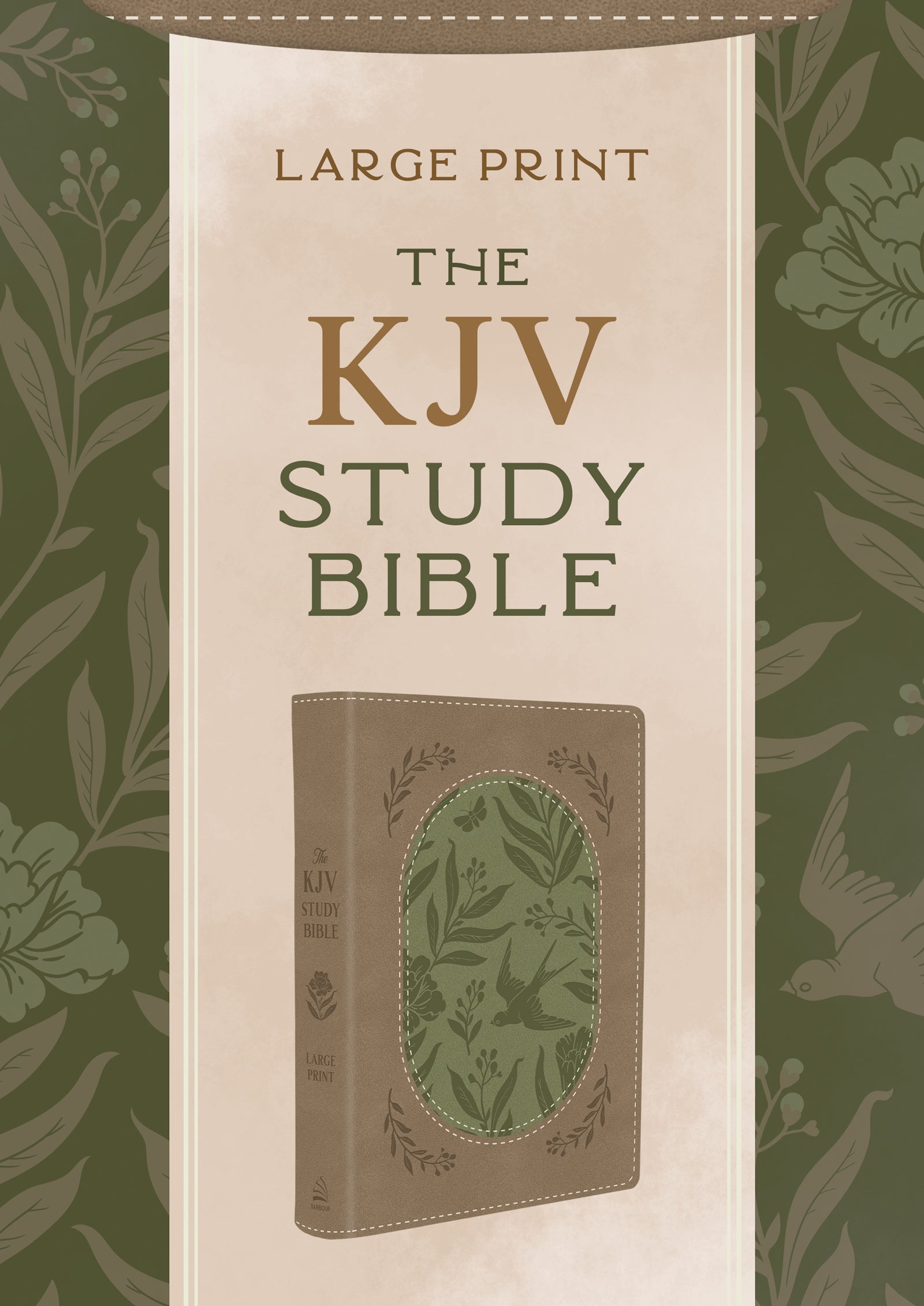 KJV Study Bible Large Print Olive Branches (Red Letter Edition)