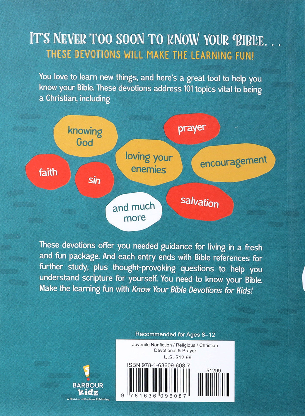 Know Your Bible Devotions For Kids