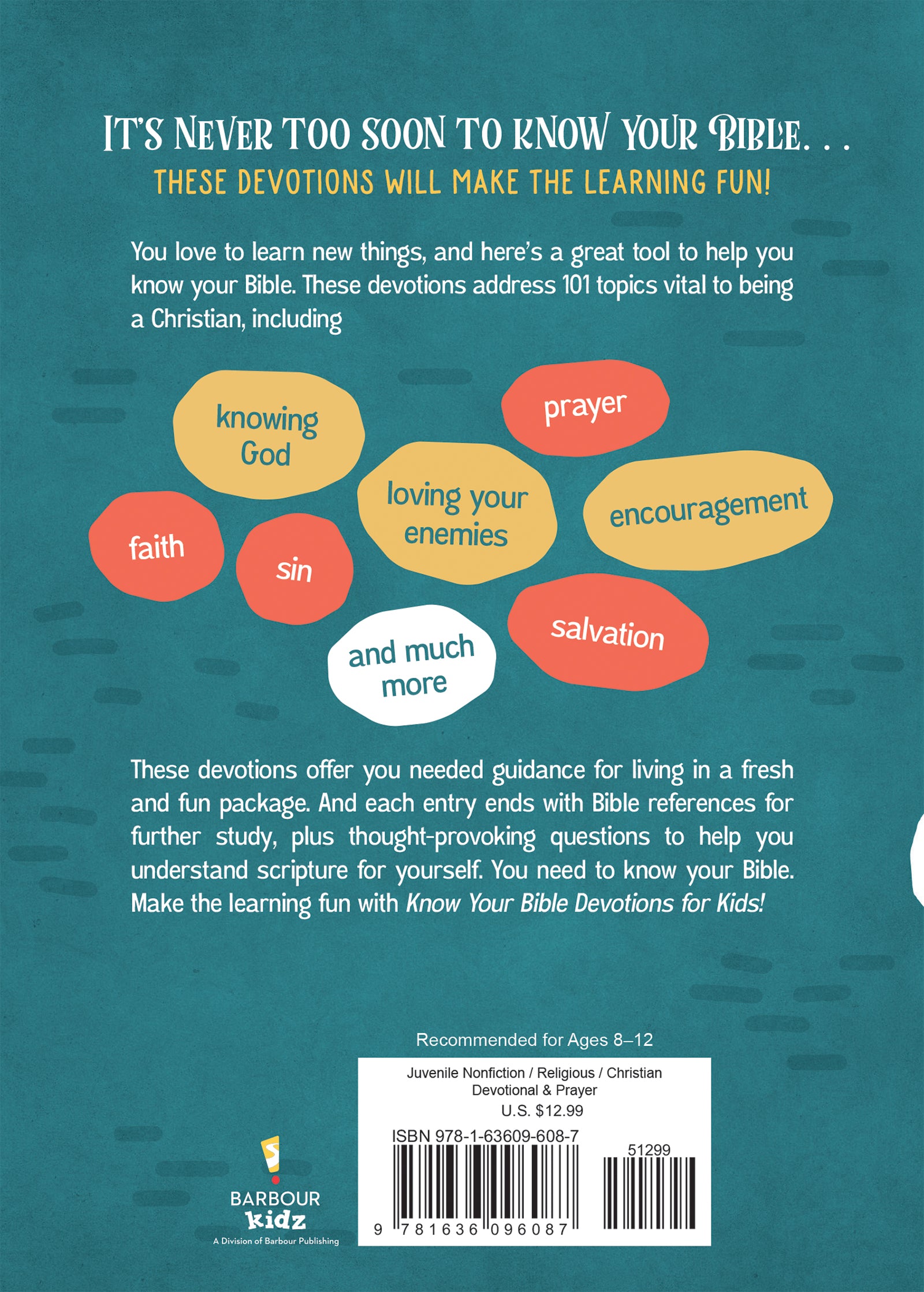 Know Your Bible Devotions For Kids