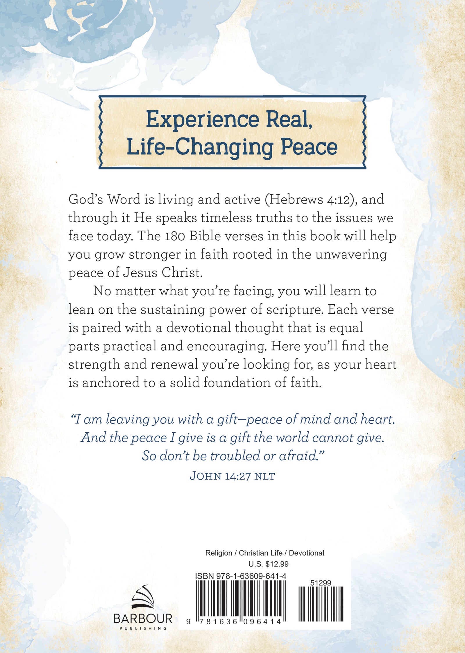180 Bible Verses to Experience Peace: Devotions For Women