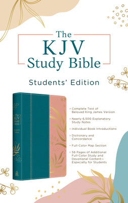 KJV Study Bible Students' Edition Tropical Botanicals (Red Letter Edition)