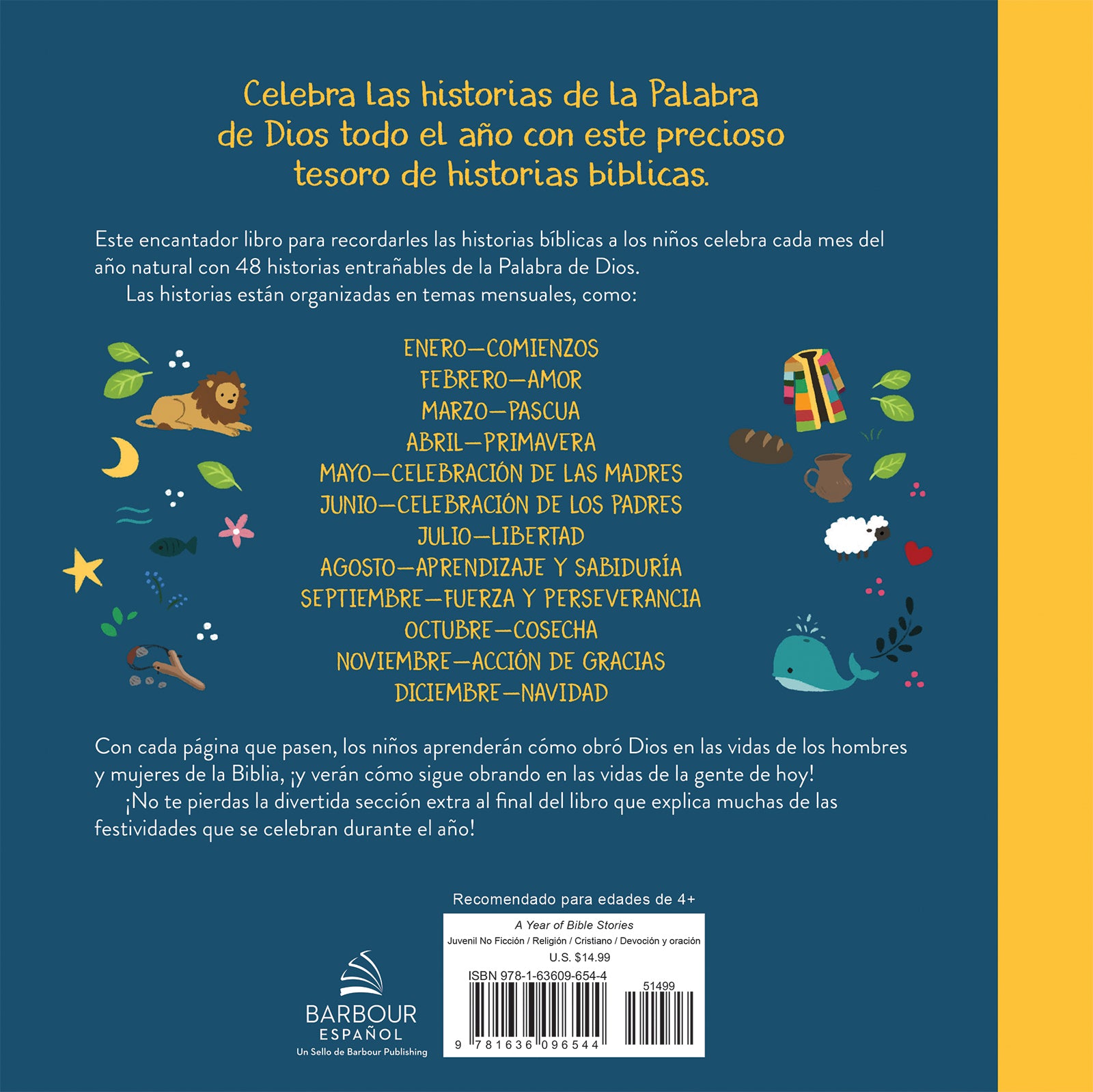 Un Ano De Historias Biblicas: Un Tesoro De 48 Historias Entranables De La Palabra De Dios (Spanish)