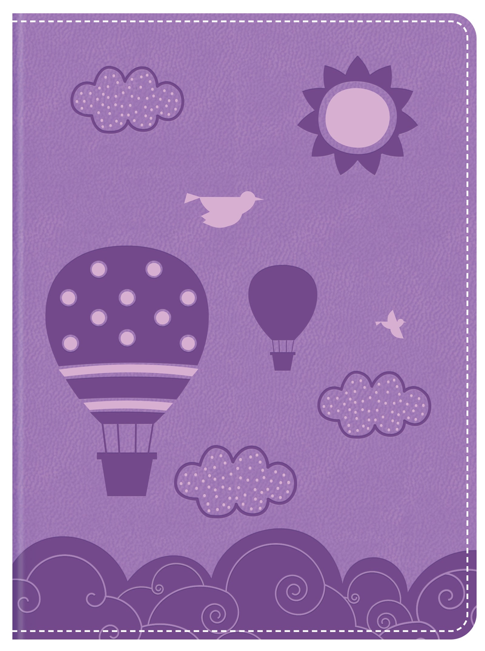 SKJV Daily Wisdom For Girls Devotional Bible Purple (Red Letter Edition)