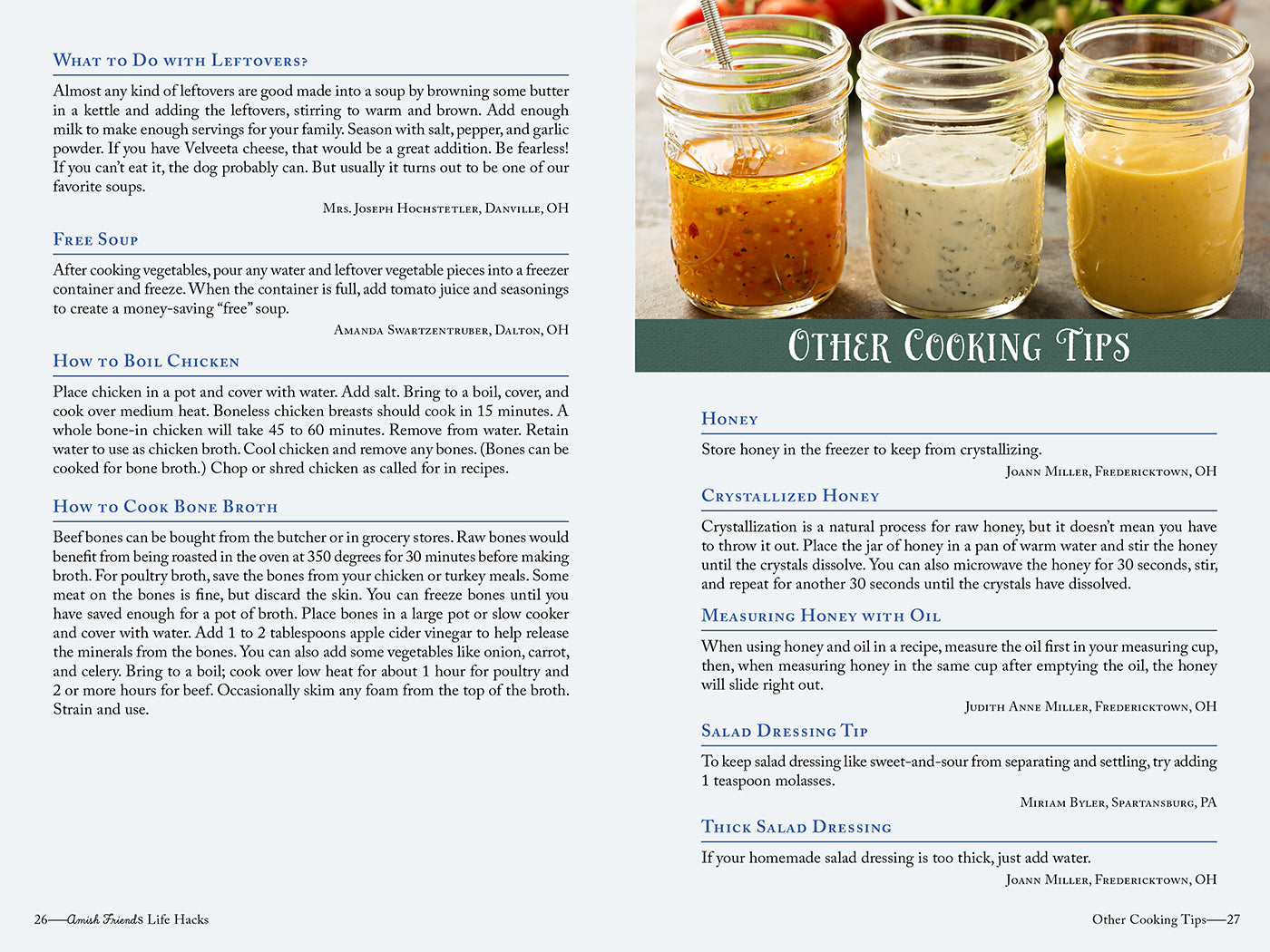Wanda E. Brunstetter's Amish Friends Life Hacks: Hundreds of Tips for Cooking, Cleaning, Gardening, Wellness, and More