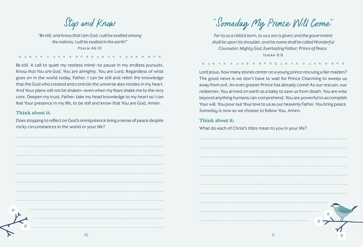 Faithful in Prayer: A 3-Minute Devotional Prayer Journal for Women