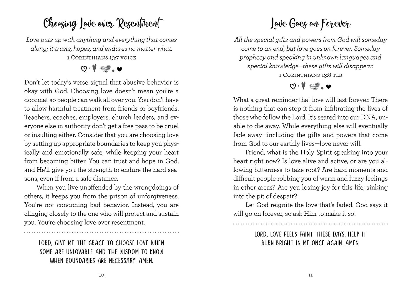 Choose Love: 3-Minute Devotions for Teen Girls