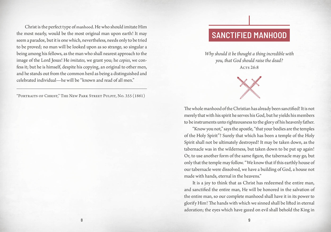 Meditations on Manhood: 100 Devotions from Charles Spurgeon