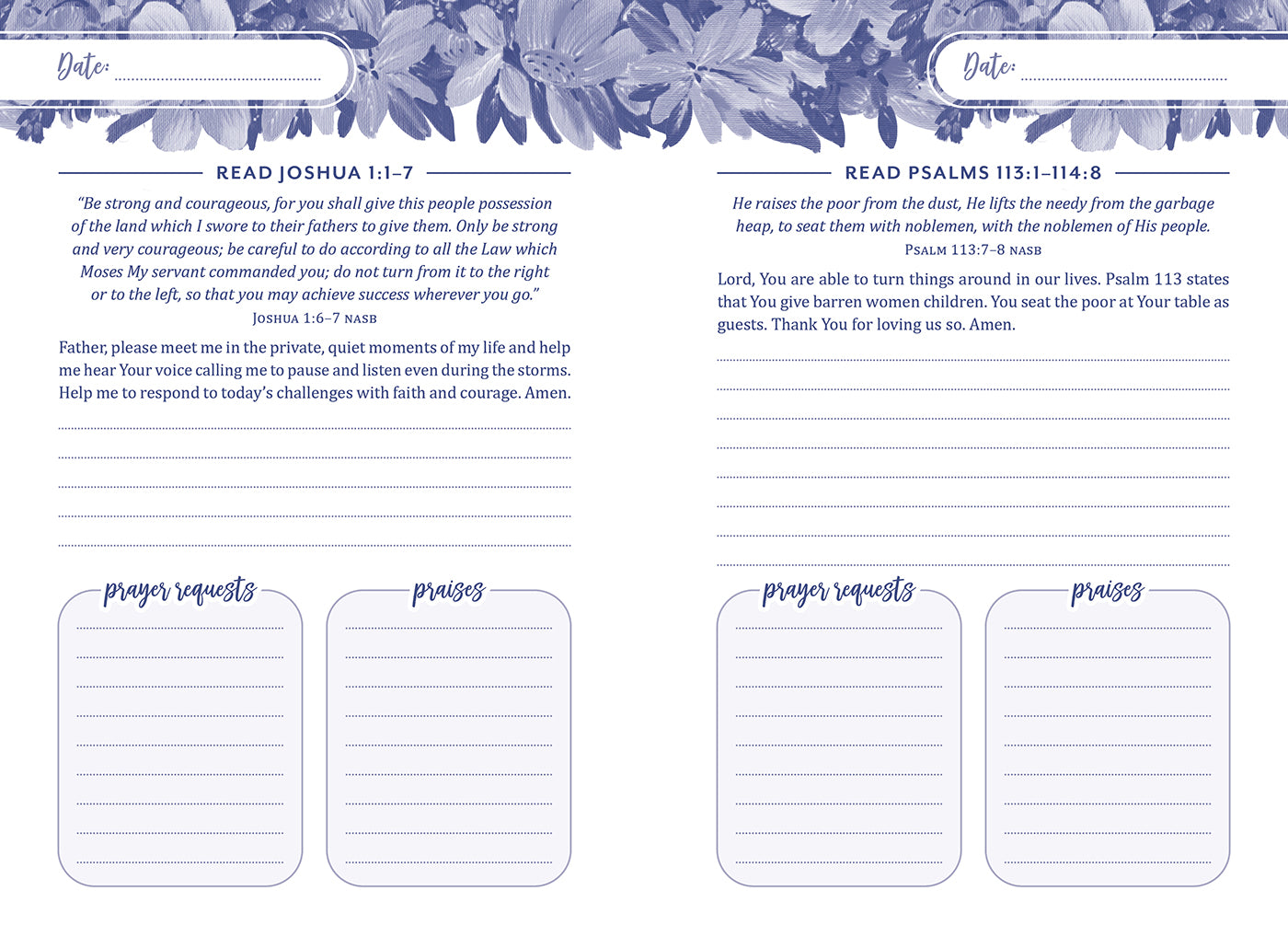 Journal: My Morning Prayer and Praise Journal:180 Encouraging Conversations With God