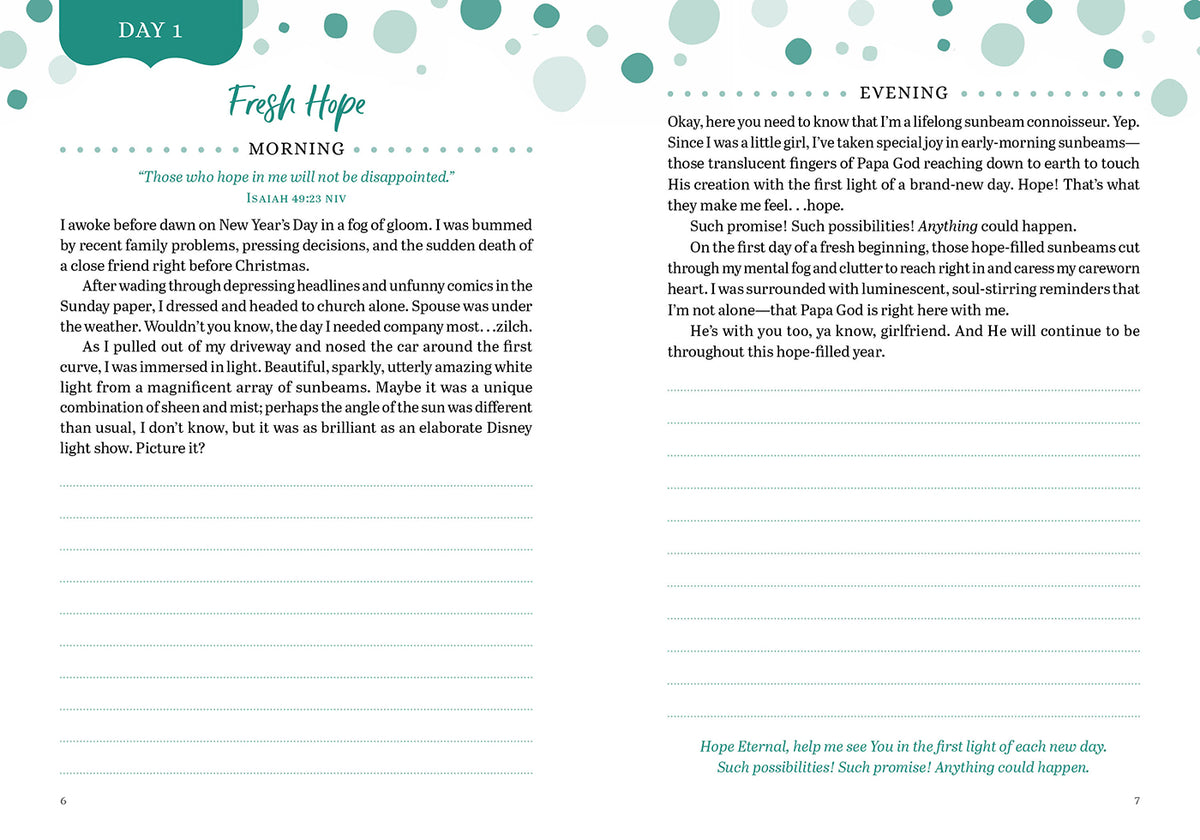 Too Blessed to Be Stressed: A Morning & Evening Devotional Journal