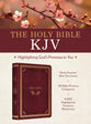 KJV Holy Bible Highlighting God's Promises to You Crimson & Gold (Red Letter Edition)