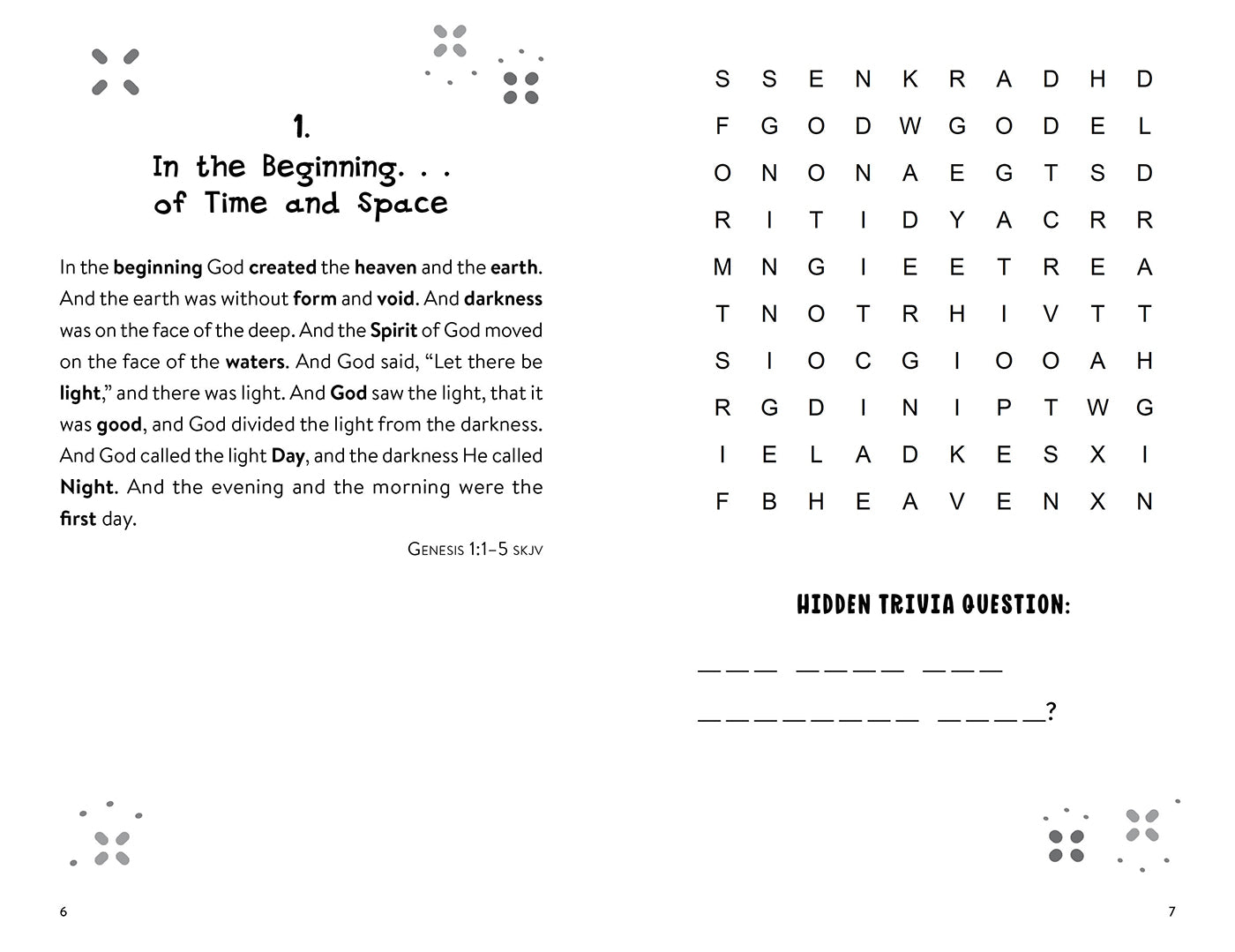 Kids' Hidden Trivia Bible Word Searches: 100 Puzzles Plus Bonus Q&A!
