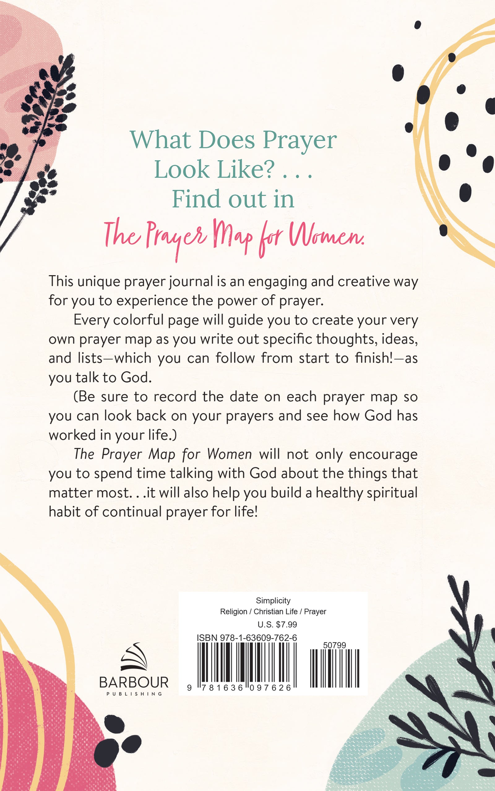 The Prayer Map For Women: A Creative Journal (Simplicity)