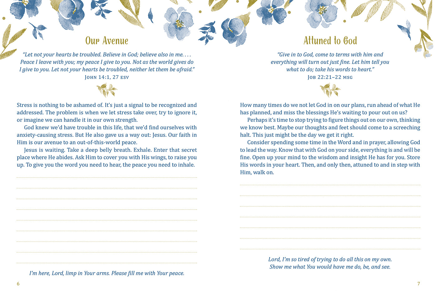 Stress Less, Pray More Devotional Journal