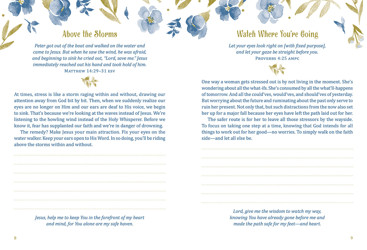 Stress Less, Pray More Devotional Journal