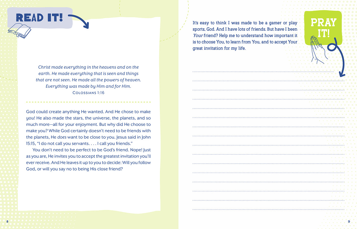 Read It! Pray It! Write It! Draw It! Do It!: A Faith-Building Activity Book For Pre-Teen Boys (For Pre-teen Boys)