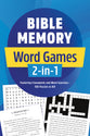 Bible Memory Word Games 2-in-1: Featuring Crosswords and Word Searches—100 Puzzles in All!