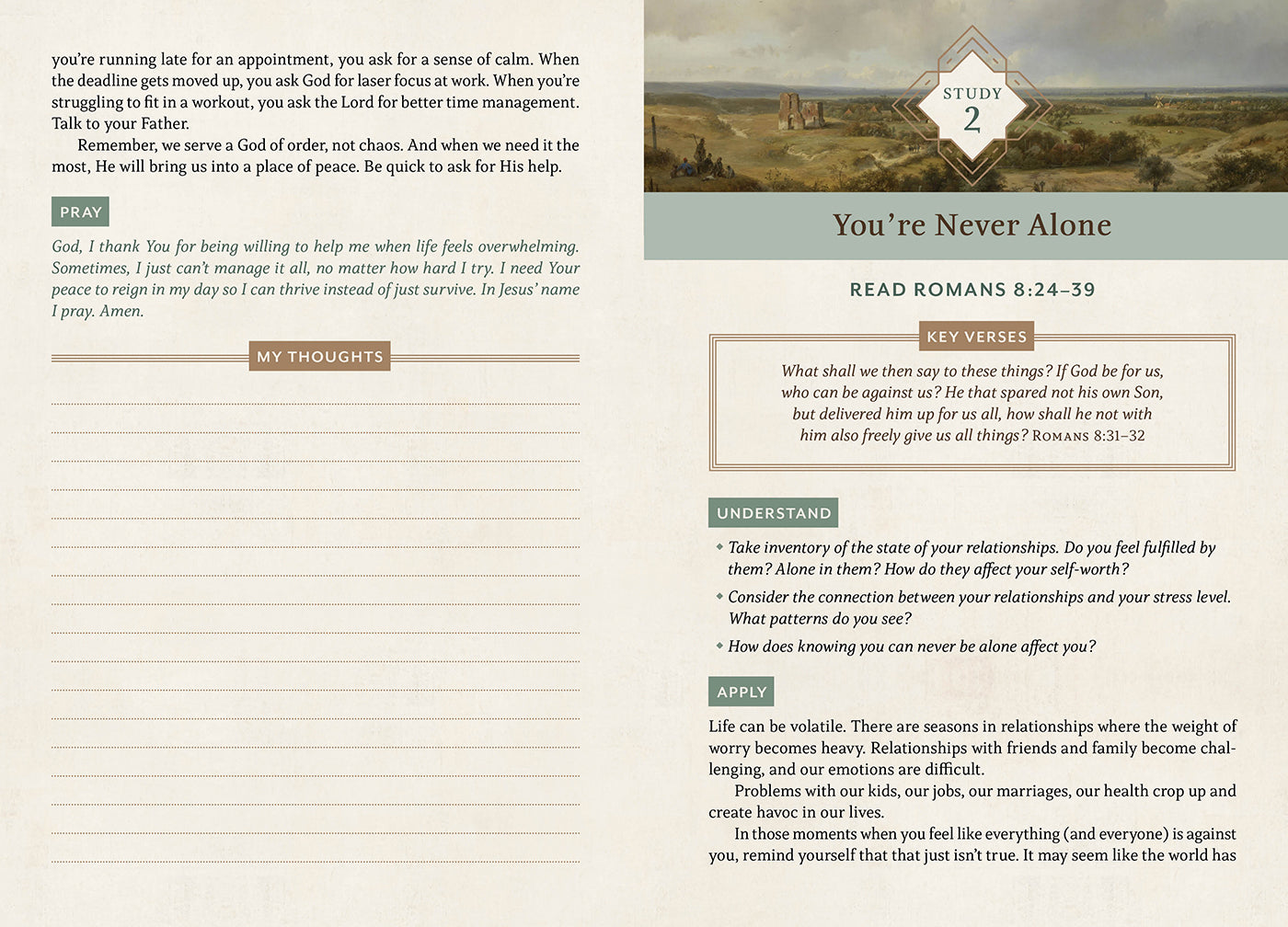 KJV Holy Bible: 5-Minute Bible Study Edition, Classic Hickory (Red Letter Edition)