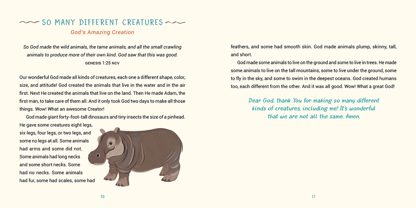 A Year of Bible Animal Stories: A Treasury of 48 Best-Loved Stories from God's Word