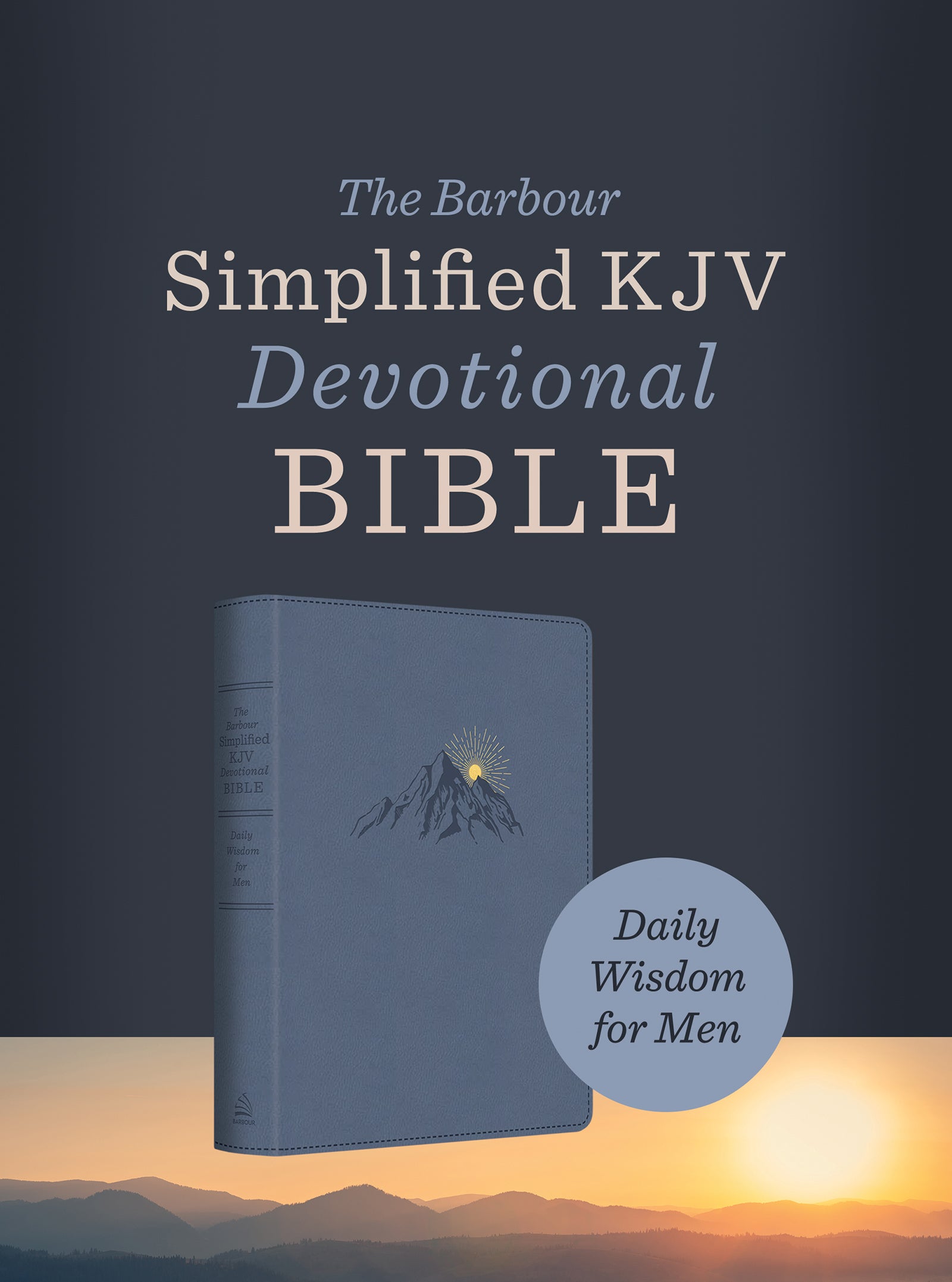SKJV Daily Wisdom for Men Devotional Bible (Red Letter Edition)