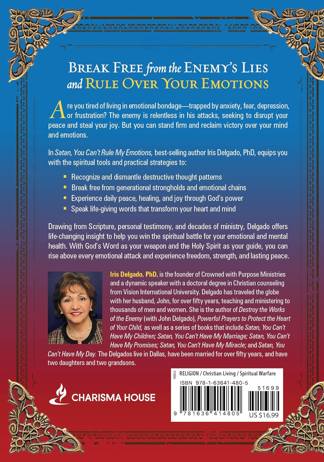 Satan, You Can't Rule My Emotions: The Spiritual Warfare Guide for Inner Healing and Peace of Mind