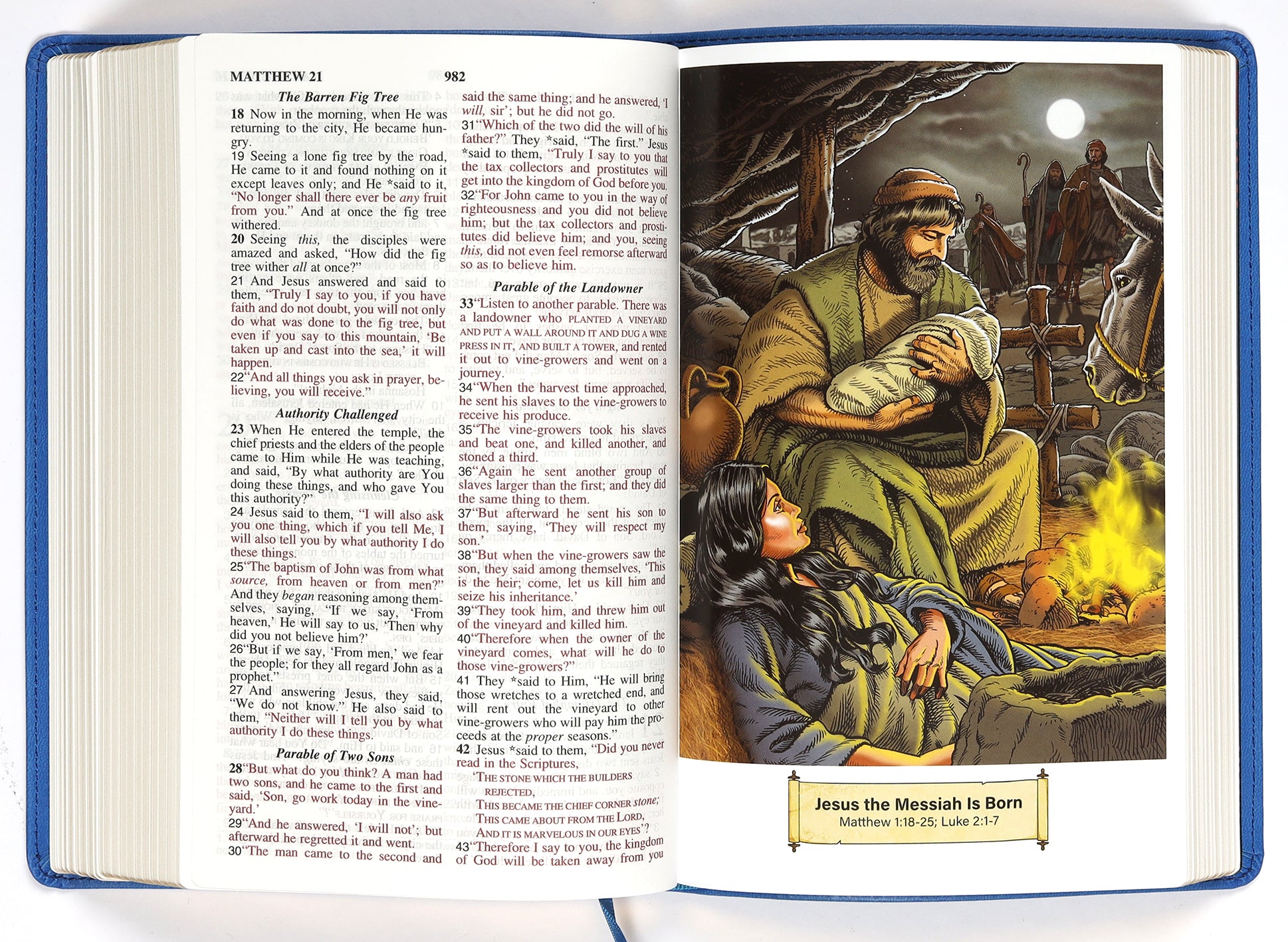 NASB Holy Bible Children's Edition Dawn Blue (Red Letter Edition)