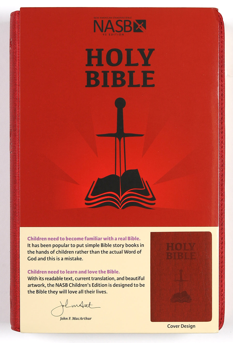 NASB Holy Bible Children's Edition Sunset Red (Red Letter Edition)