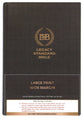 Lsb Legacy Standard Bible Large Print Wide Margin Bible Black (Red Letter Edition)