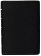 NASB Large Print Wide Margin Black Cowhide