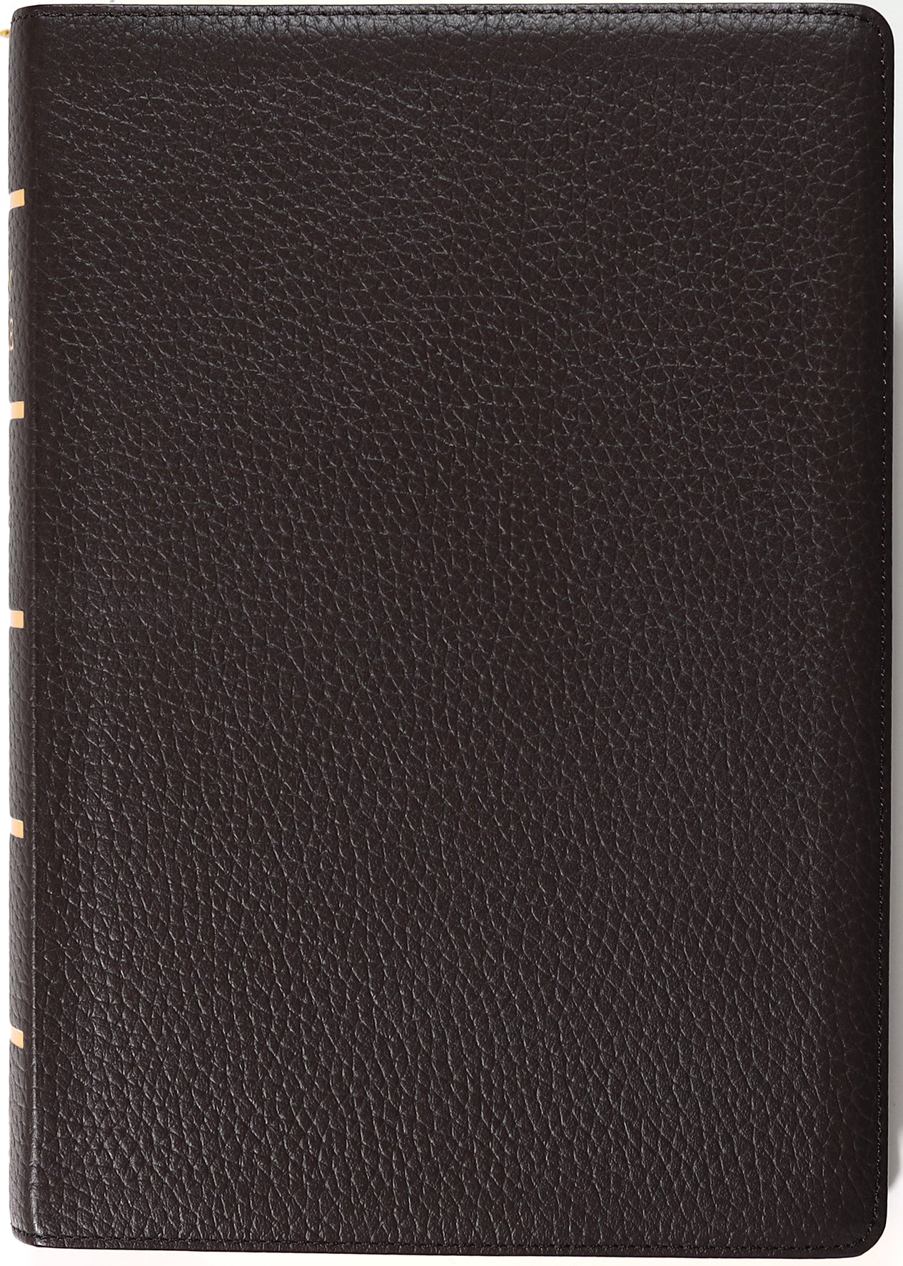 NASB Large Print Wide Margin Brown Cowhide