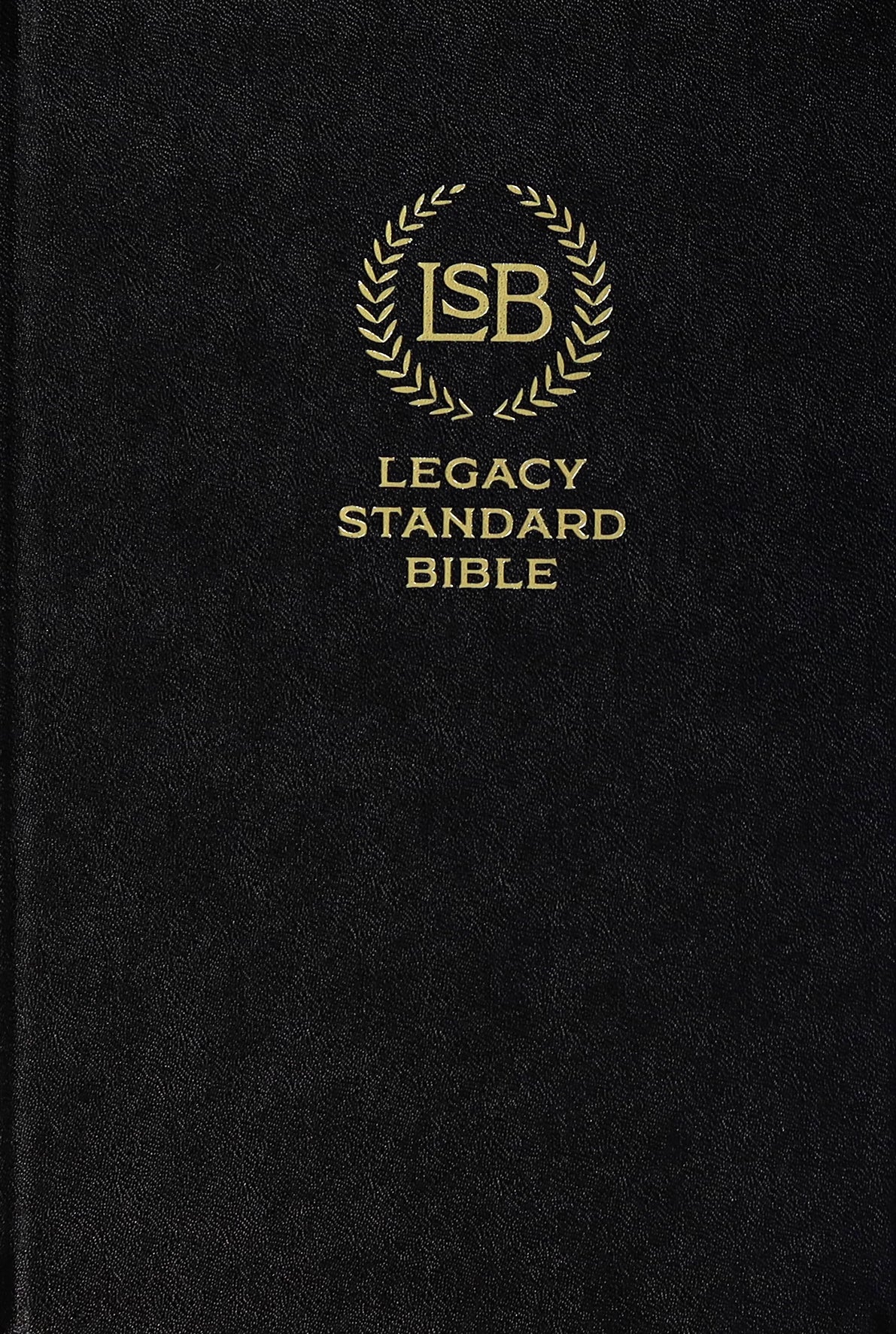 Lsb Legacy Standard Bible Single Column Black (Black Letter Edition)