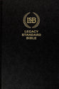 Lsb Legacy Standard Bible Single Column Black (Black Letter Edition)