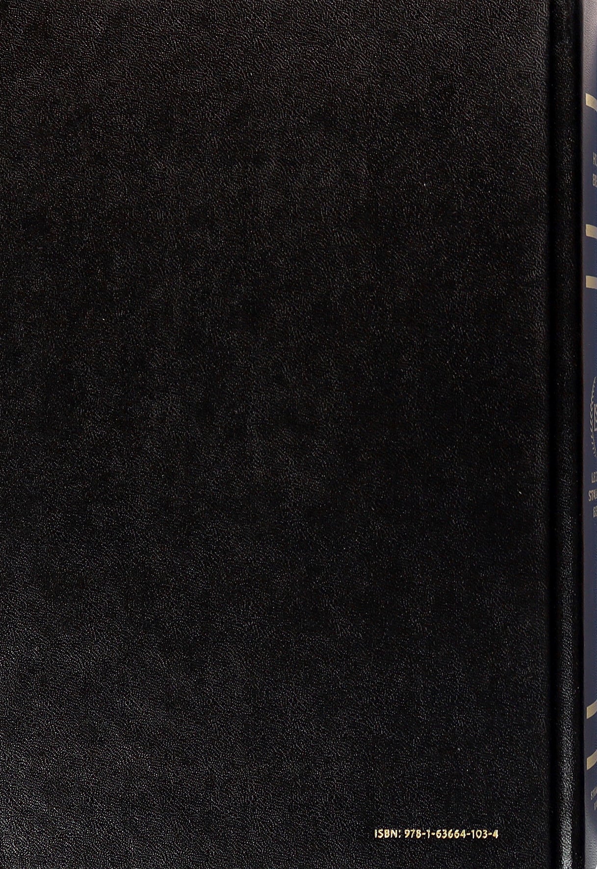 Lsb Legacy Standard Bible Single Column Black (Black Letter Edition)