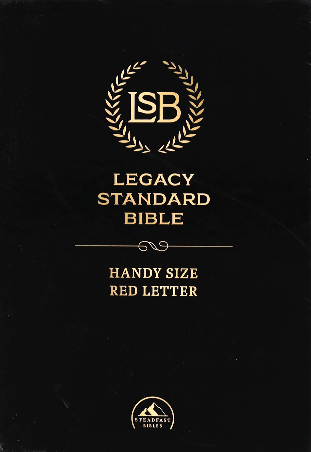 LSB Legacy Standard Bible Handy Size Black Cowhide (Red Letter Edition)