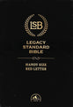 LSB Legacy Standard Bible Handy Size Black Cowhide (Red Letter Edition)