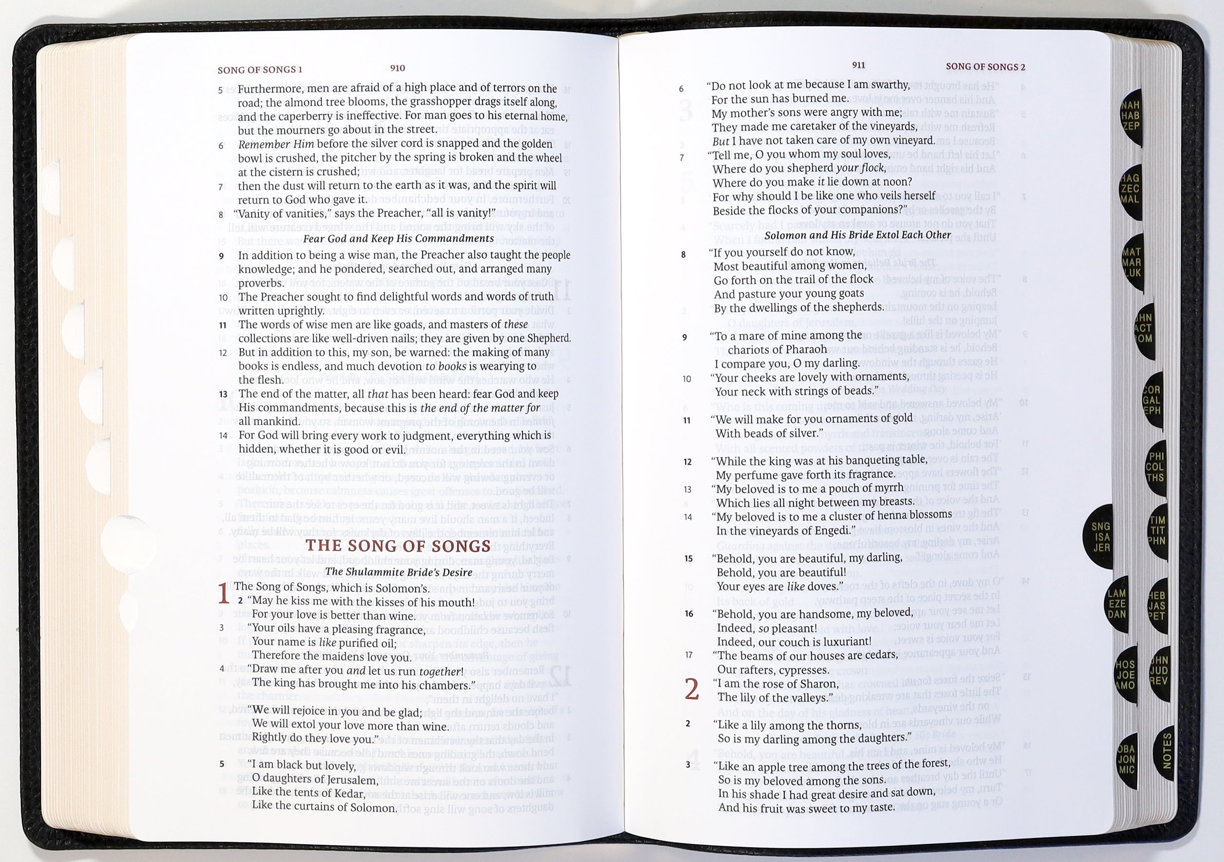 Lsb Legacy Standard Bible Handy Size Black Cowhide Indexed (Red Letter Edition)