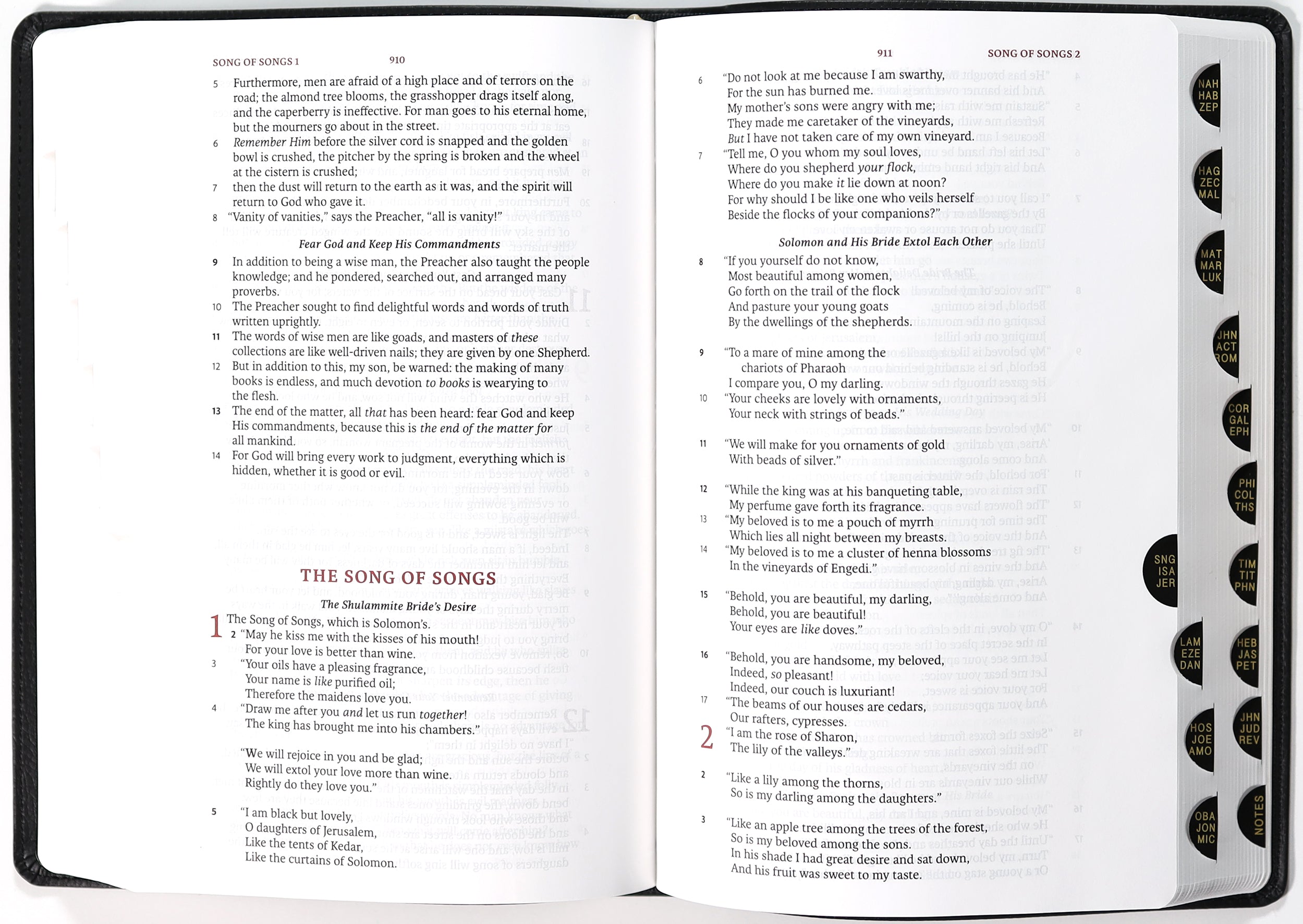 Lsb Legacy Standard Bible Handy Size Black Indexed (Red Letter Edition)