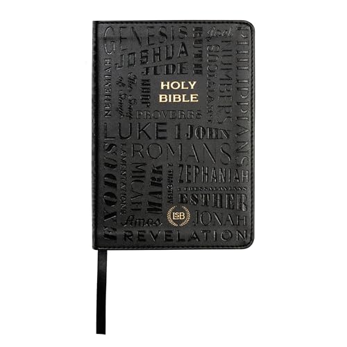 LSB Legacy Standard Bible, Compact Edition, Black/Gold 66 Books (Black Letter Edition)