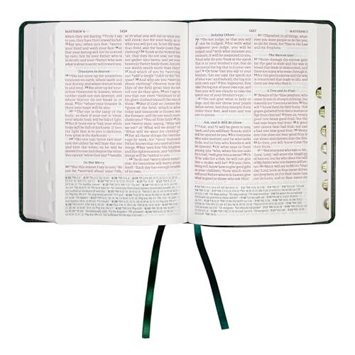 LSB Portable Paragraph Reference Green Trinity Knot Indexed (Red Letter Edition)