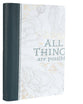 Journal Zippered: With God All Things Are Possible, green (Jewel Tone Collection)