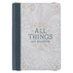 Journal Zippered: With God All Things Are Possible, green (Jewel Tone Collection)