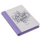 Journal Zippered: Be Still & Know, Purple Pasture (Psalm 48:10)