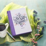 Journal Zippered: Be Still & Know, Purple Pasture (Psalm 48:10)