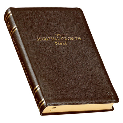 NLT Spiritual Growth Bible Indexed Tan