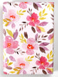 NLT Spiritual Growth Bible Indexed Pink Purple Printed Floral
