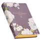 NLT Spiritual Growth Bible Indexed Dusty Purple Floral