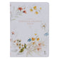 NLT Spiritual Growth Bible Indexed White Printed Floral